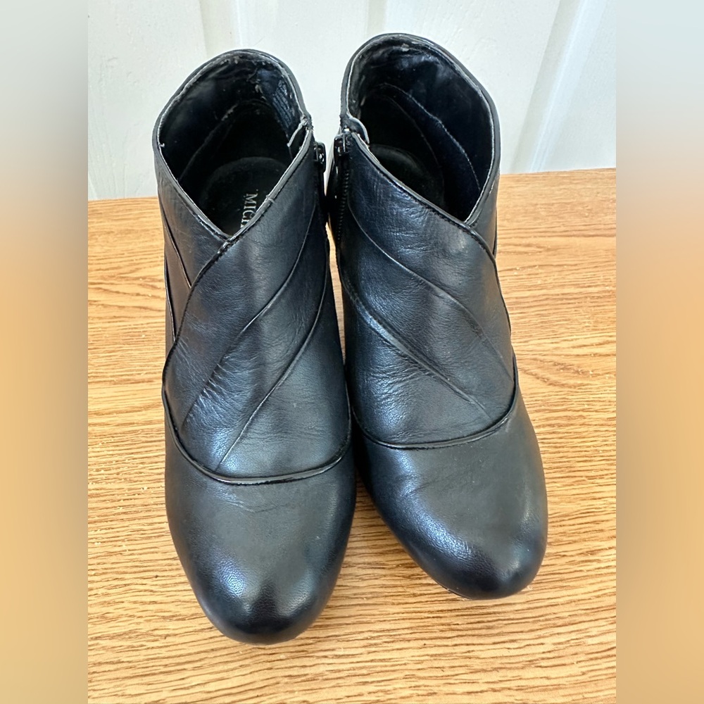 Michelle D Black Ankle Boots